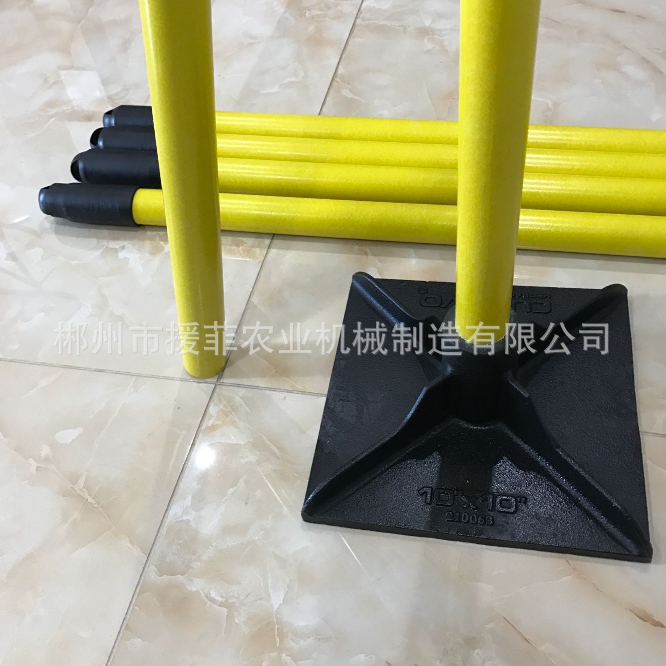 规格10x10夯具、土夯、整平夯 路标座  警示桩   警示工具
