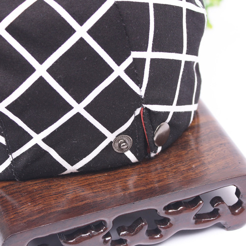 Plaid beret men and women forward hat wholesale spring and summer simple duck cap AliExpress Taobao hat