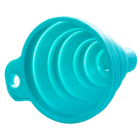 Folding telescopic silicone food silicone, container, flask funnel