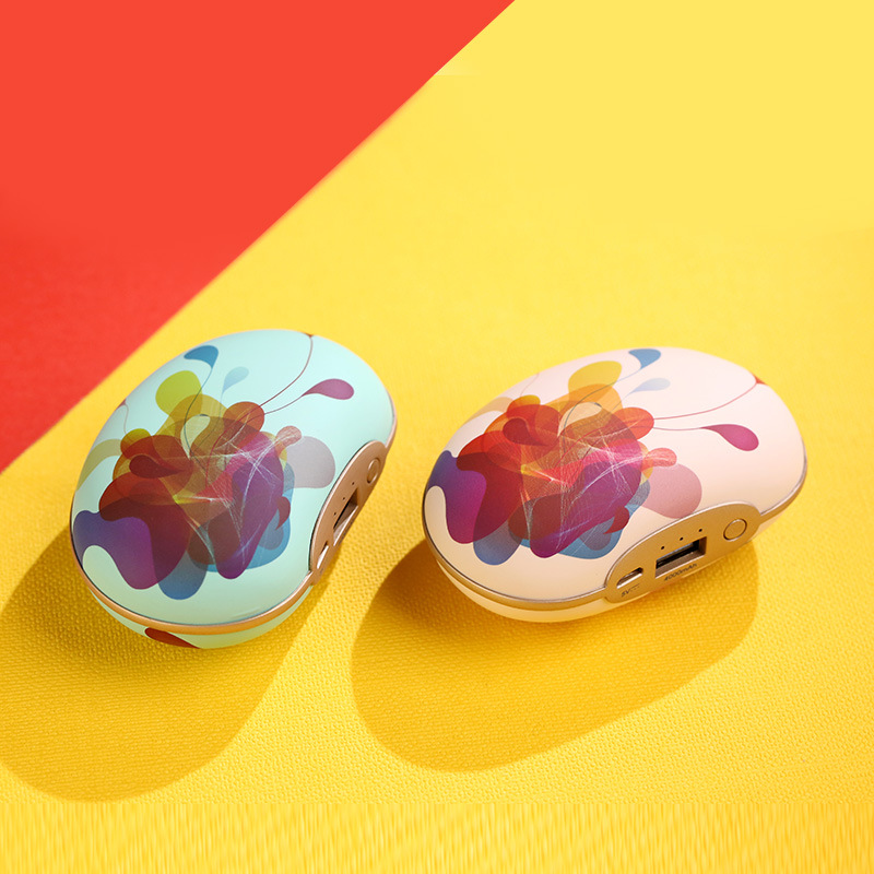 158H little flower bean warm hand treasure lovely shock massage instrument explosion-proof Mini USB charging treasure no hydropower and warm treasure22