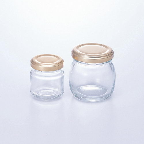 保存瓶 透明 金色盖子 1箱   1-4953 2