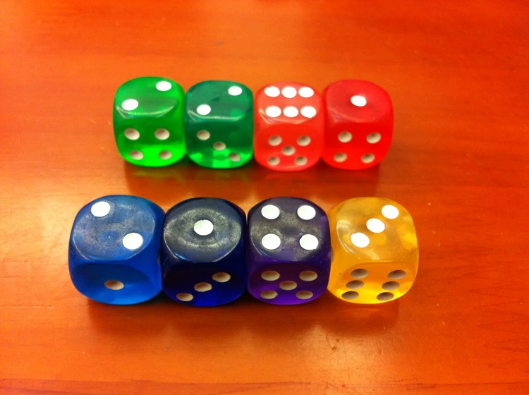 16-мм округлый прозрачный цветной кубик- dice экспорт в Европу и США 16# прозрачный кубик-диапазон 16 номер сито