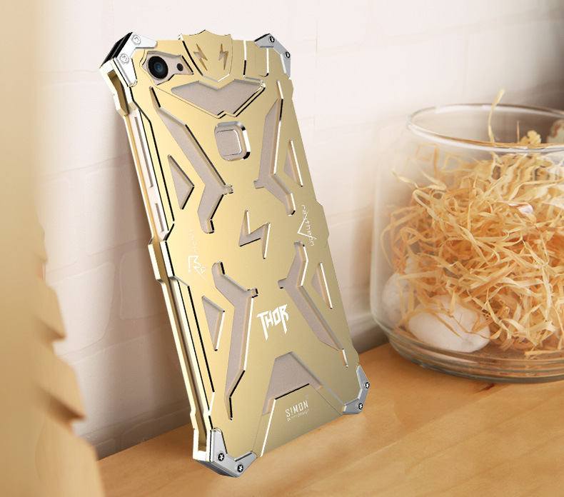 SIMON THOR Aviation Aluminum Alloy Shockproof Armor Metal Case Cover for vivo X7 Plus & vivo X7 