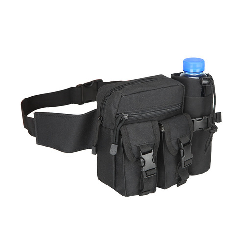 Factory water bottle waist bag outdoor sports and leisure water repellent waist bag