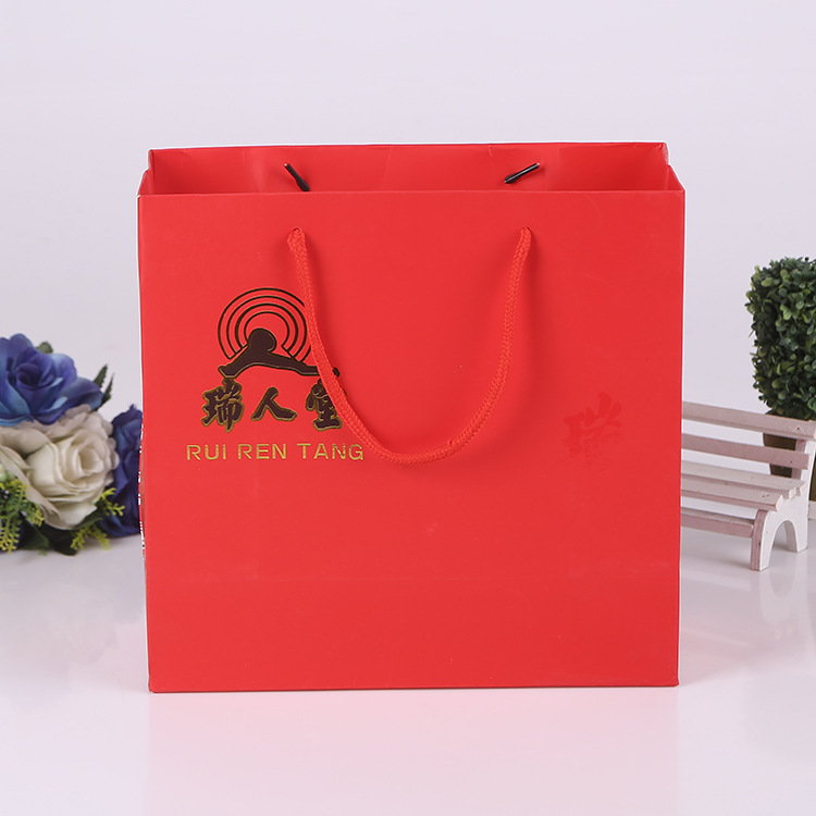 厂家婚庆生日礼品袋 餐饮外卖手工打包手提袋 手提购物袋定做