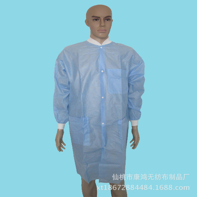 实验室大褂 医用白大褂 食堂医师服长袖护士服 薄款大褂 厂家直销|ru