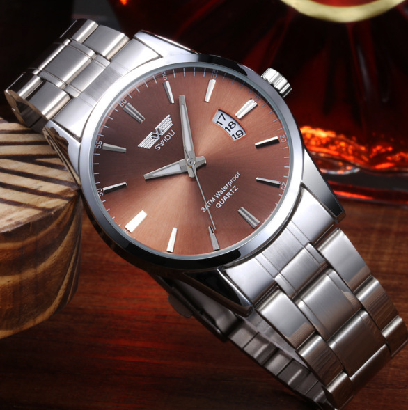 Stylish Steel Watch - Blue Color