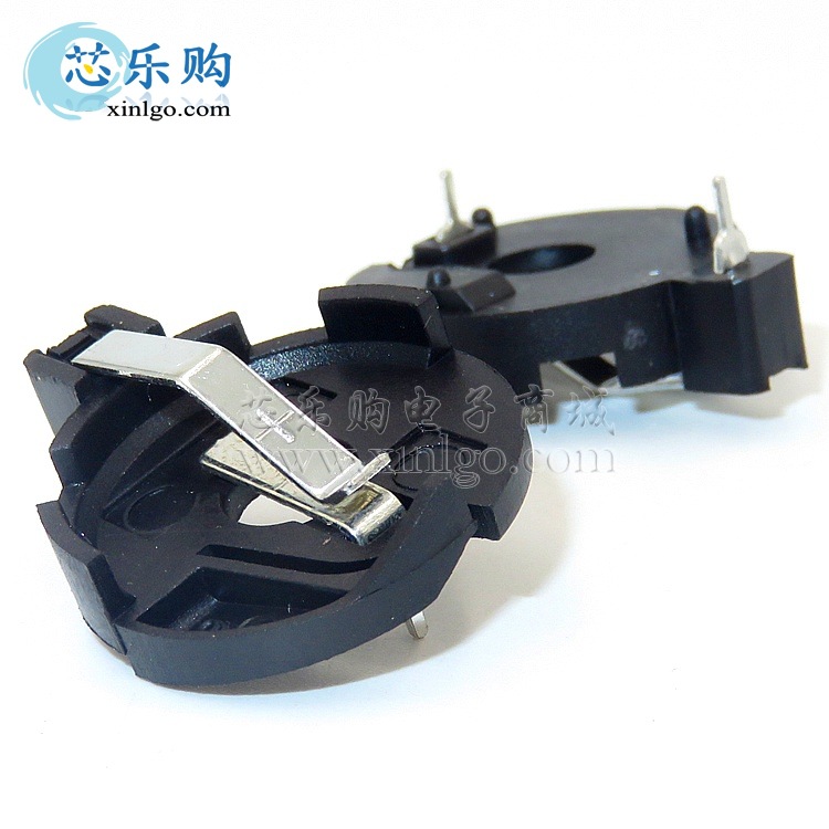 CR2032电池座 BS-3 3V 直插电池座 纽扣电池座 电池盒 座子 环保