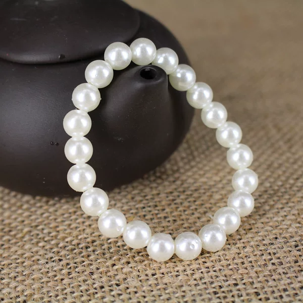 [factory Direct Sales] Pearl Bracelet Imitation Pearl Beaded Bracelet Good Lightness Small Gift Giveaways Online Store