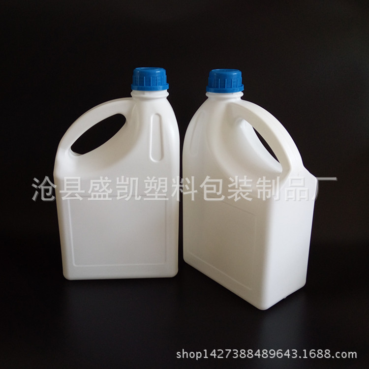 厂家直供2.5升机油壶塑料瓶 防冻液壶 农药化工塑料瓶 手提塑料壶
