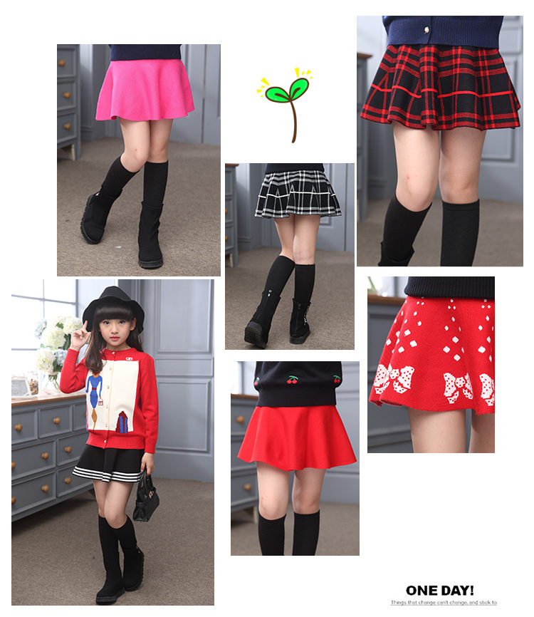 Jupe fillette en laine - Ref 2050169 Image 13