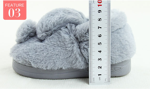 Pantoufles enfants en suède pour hiver - semelle caoutchouc - Ref 1014183 Image 23