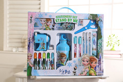 兒童禮品創意文具套裝水壺鉛筆盒8件套 小學生學習用品幼兒園禮物