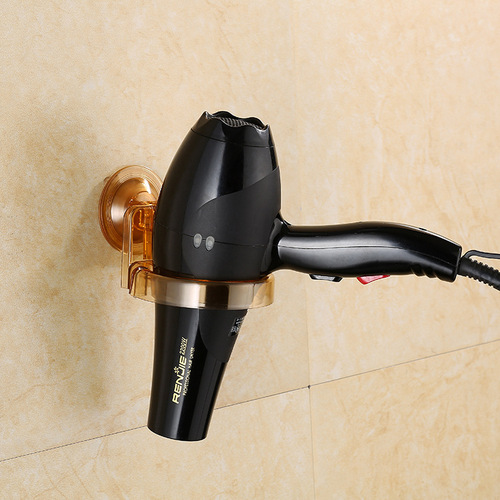 Factory Direct Vacuum Cup Hairdryer Stand, Plastic PC Hairdryer Stand, Nail-Free Hairdryer Stand, Affordable Price