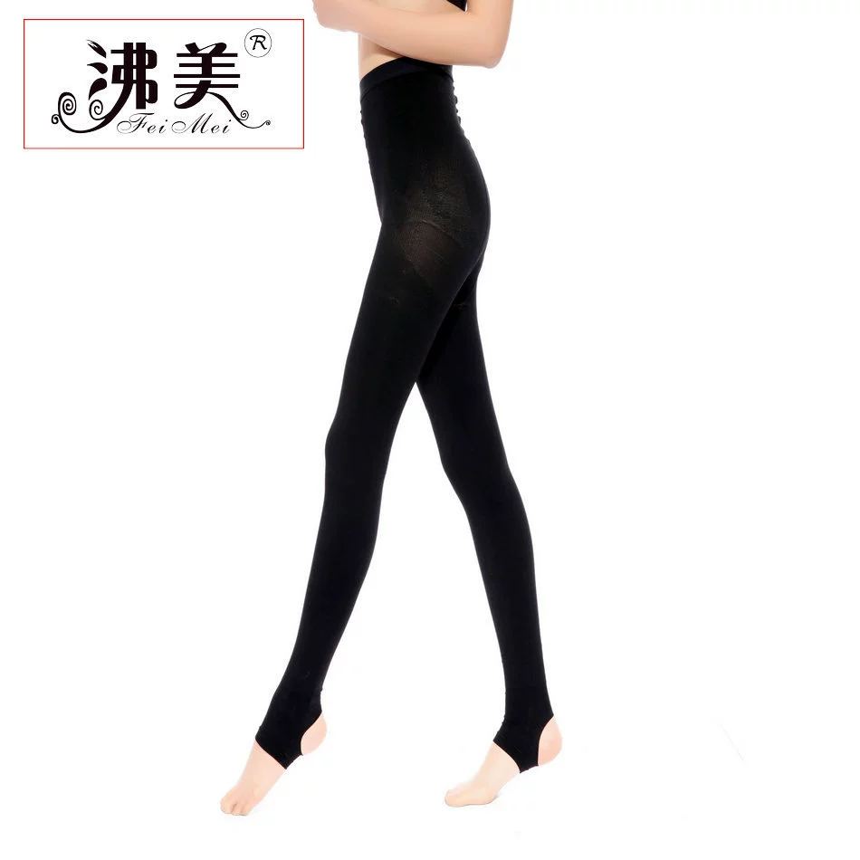 [瘦身压力裤980D弹力袜 瘦腿袜裤春秋款 夏季中厚厚款美腿袜]