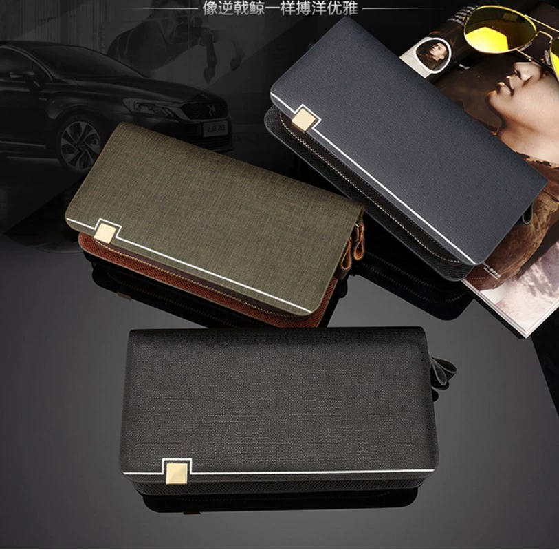 Summer small clutch bag, wallet with zipper, European style, wholesale