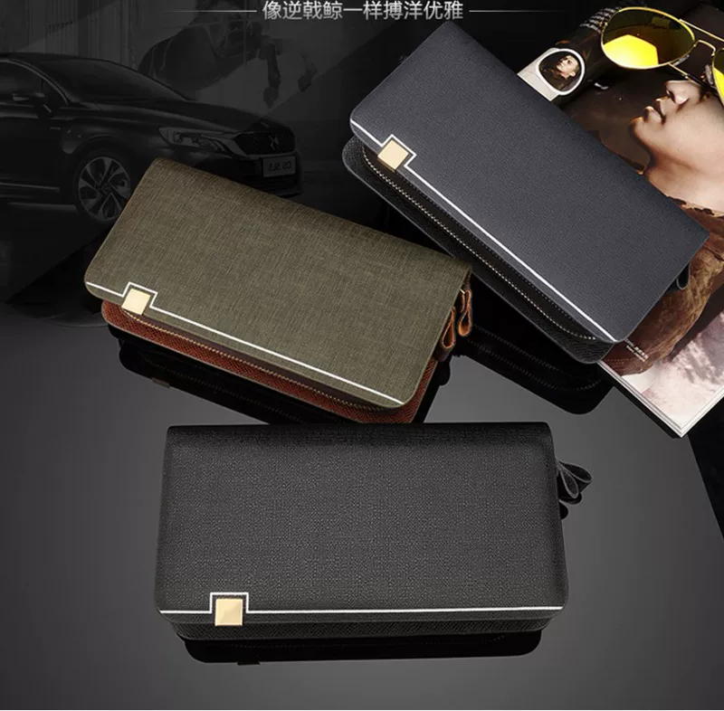 Summer small clutch bag, wallet with zipper, European style, wholesale