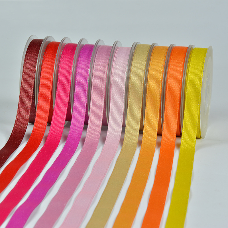 Yao Ming cinta al por mayor costilla plata trama cinta Ropa Accesorios de regalo embalaje accesorios de bricolaje color brillante Serie 3mm