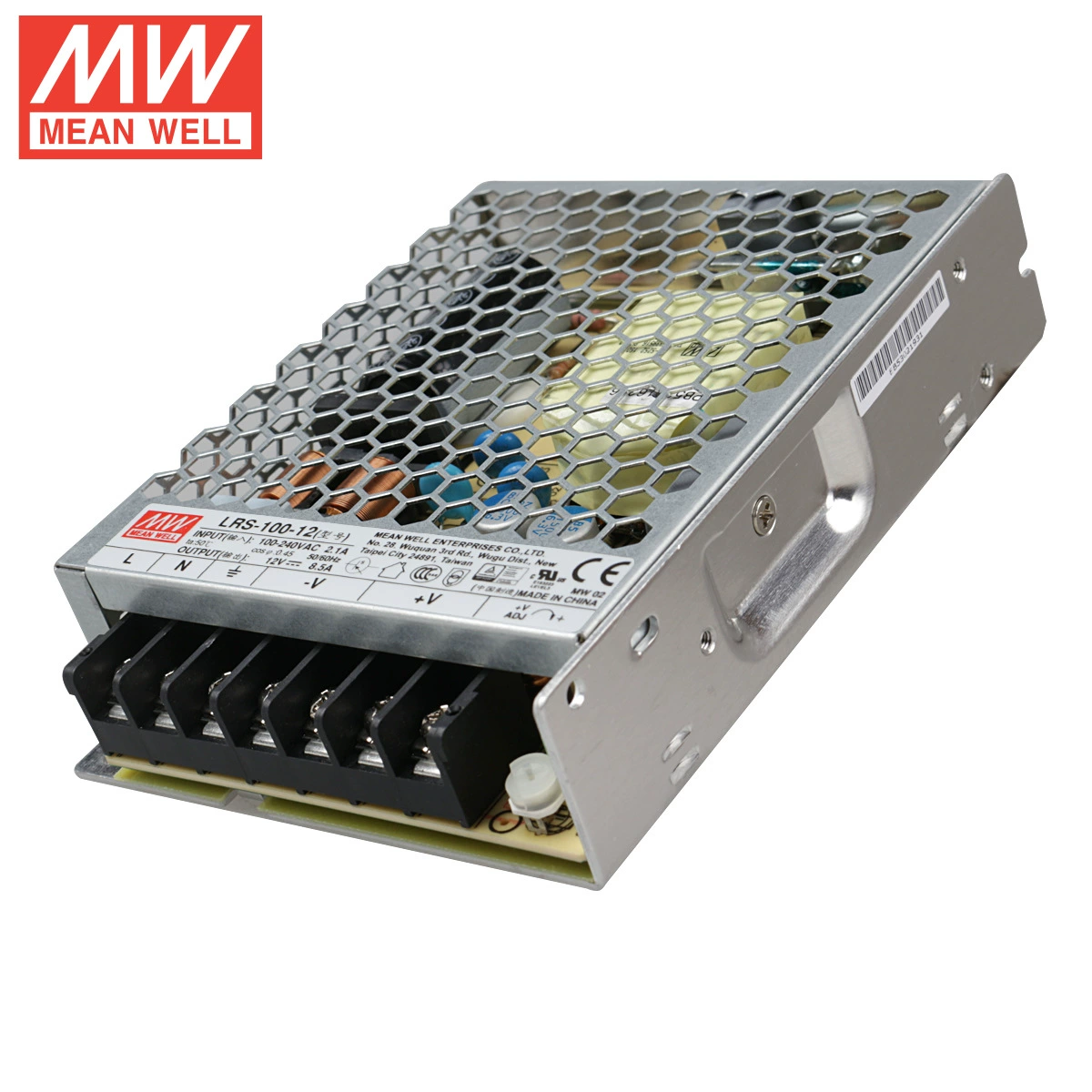 Оригинальный сетевой блок питания MEAN WELL из Тайваня LRS-100-12 100Вт DC 12В 8.5А