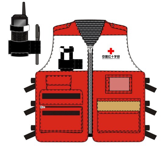 红十字会救援队服装多功能马甲  厂家直销
