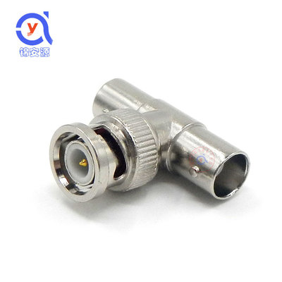 BNC tee Monitor coaxial Transfer head One of two BNC/Q9 video Joint T adapter