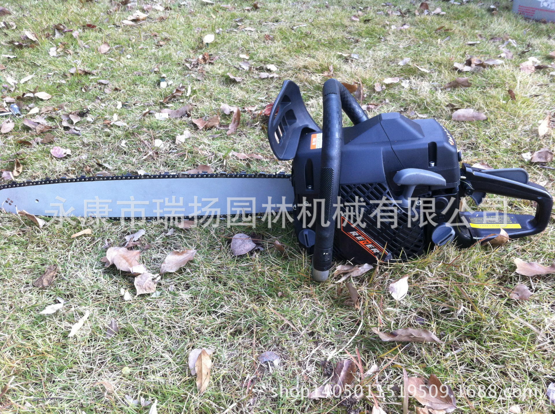 厂家，纯黑大功率汽油伐木锯，高品质链锯供应 325规格导板链