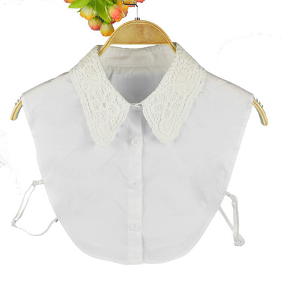 直銷假領子女假襯衫領假襯衣水溶假領裝��領白色黑色現貨可定做