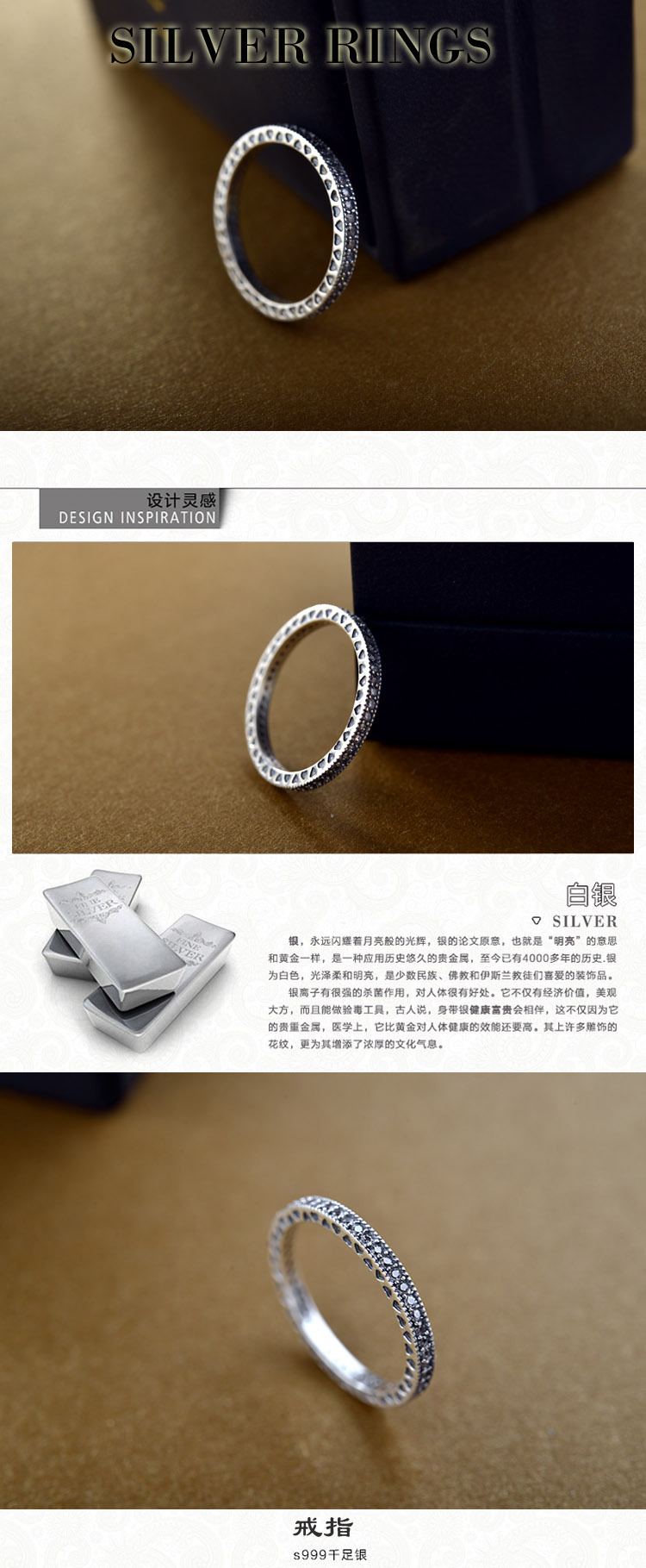 Korea style silver Diamond Ring (Silver -19)NHLJ3380-Silver -19