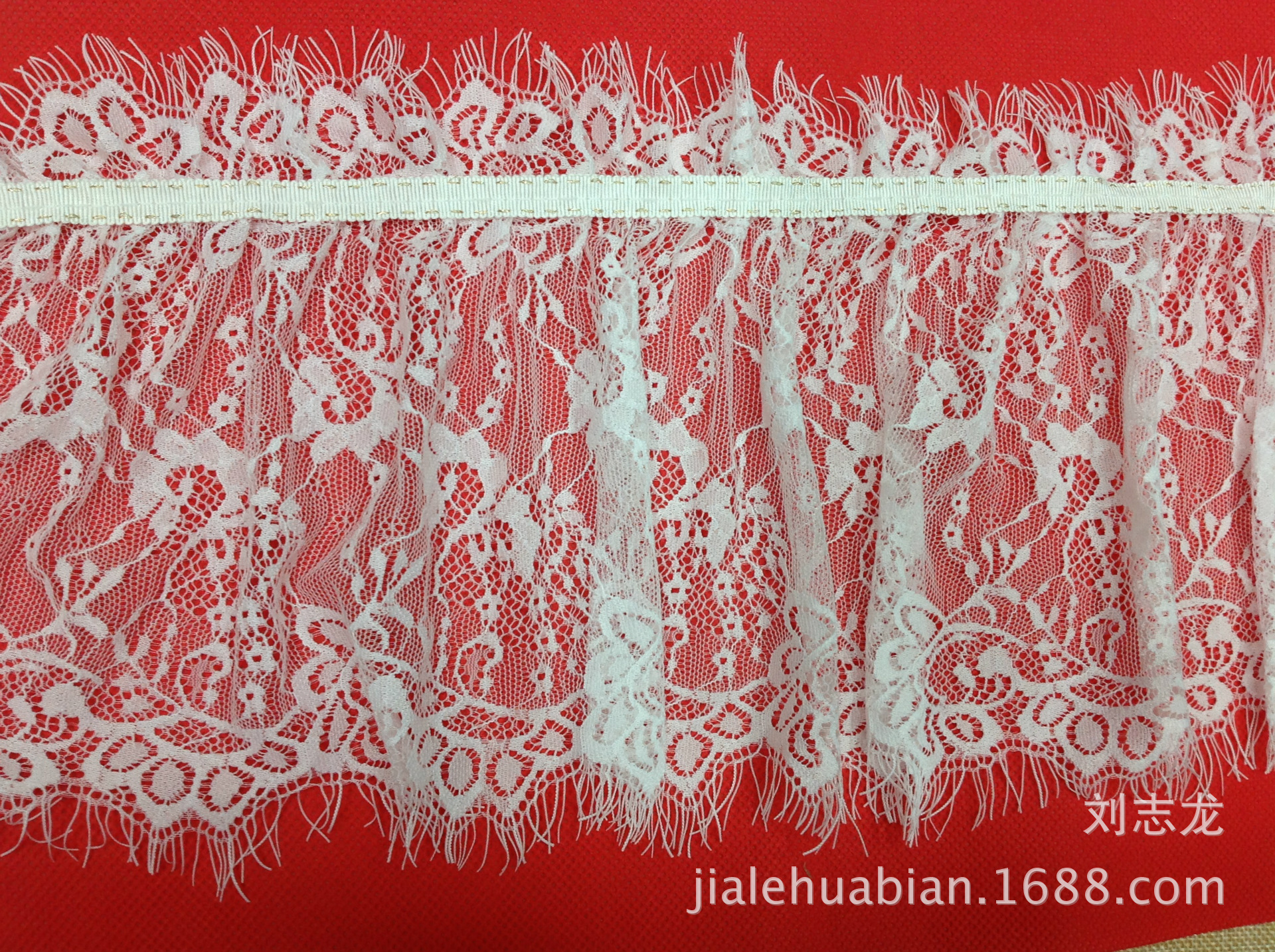 新款睫毛带金丝花边打折花边