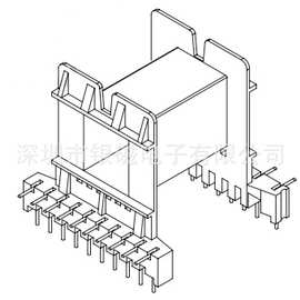 EE55型骨架 YC-EE-5503 10+10P L脚电感线圈骨架厂家