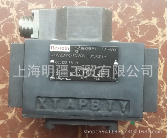 R900958263 原装正品Rexroth力士乐 4WS2EM10-51/20B11-315K31EV