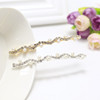 Hair accessory, hairgrip from pearl, Korean style, wholesale