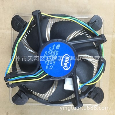 厂家直供 电脑台式机英特尔Intel平台通用 原装铜芯cpu散热器风扇