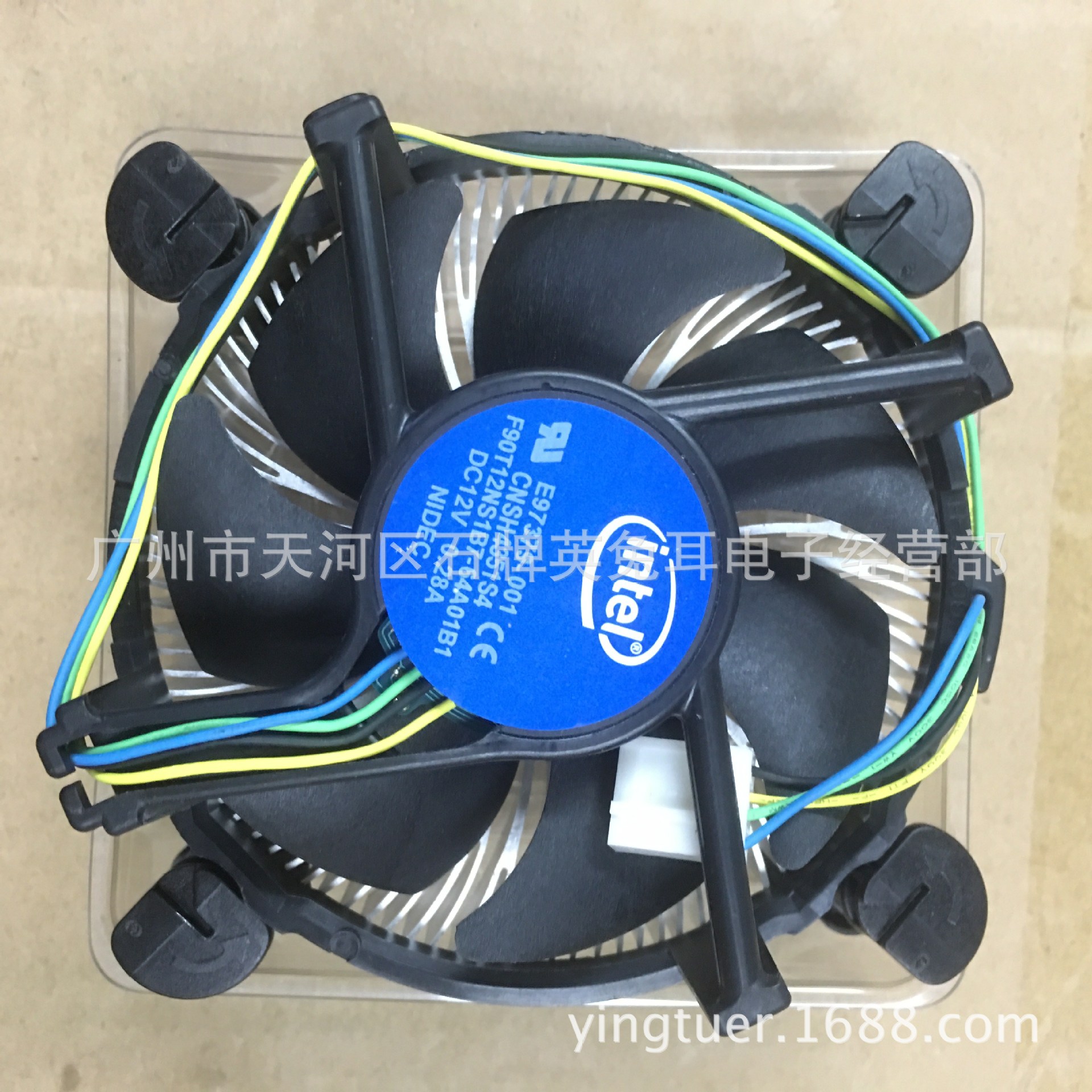 厂家直供 电脑台式机英特尔Intel平台通用 原装铜芯cpu散热器风扇