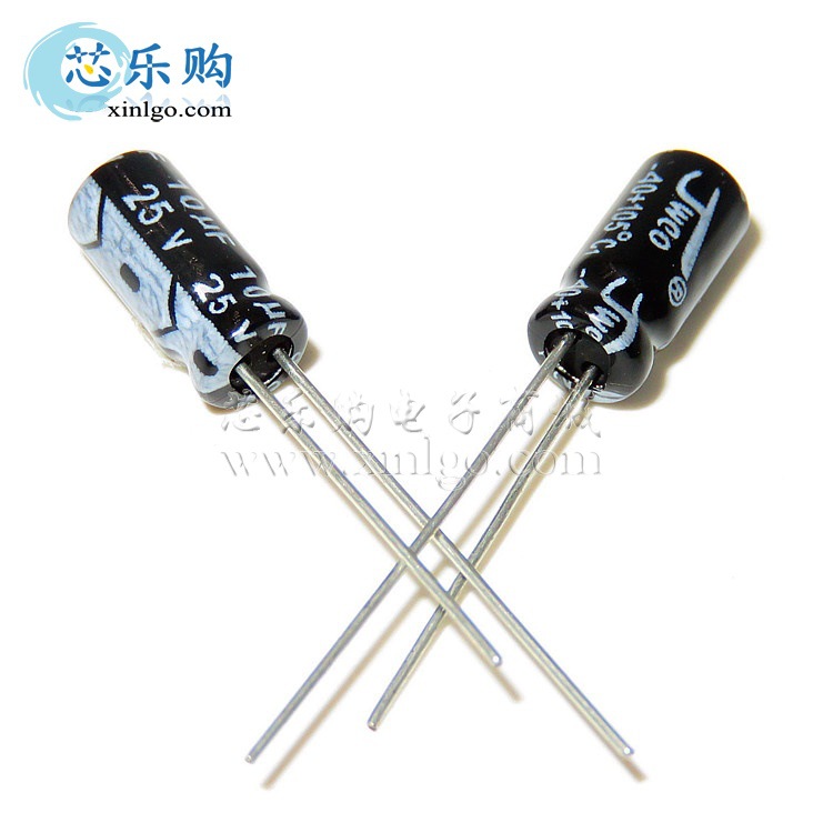 25V 10UF 体积5*11MM 直插 铝电解电容 零售 [原装正品]