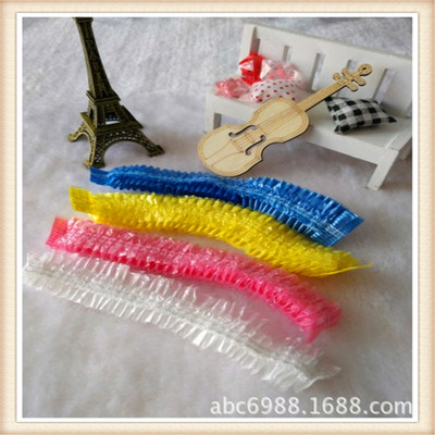 supply disposable Strip Shower cap bulk PE Shower cap printing Shower cap hotel Guest room Shower cap