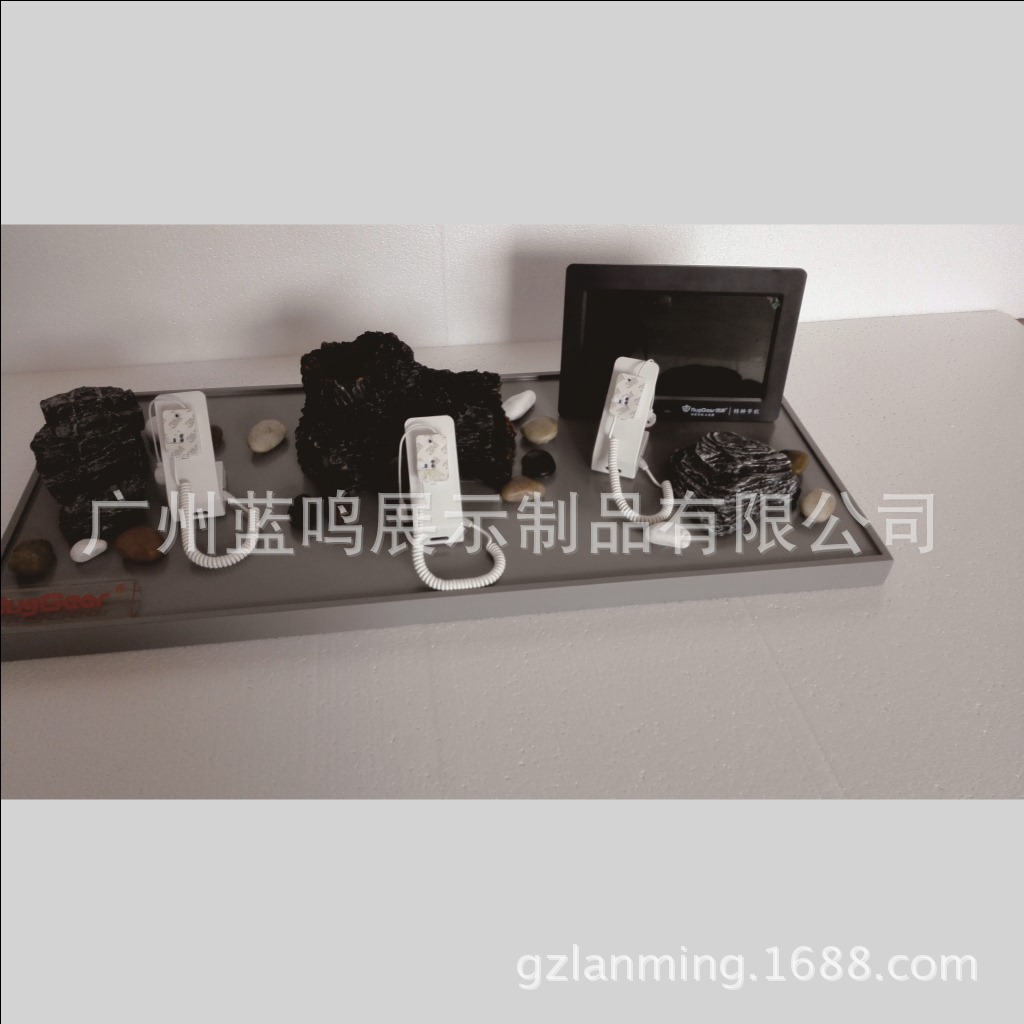 木制烤漆高端手机数码托盘展示架组合 亚克力托架 有机玻璃托盘