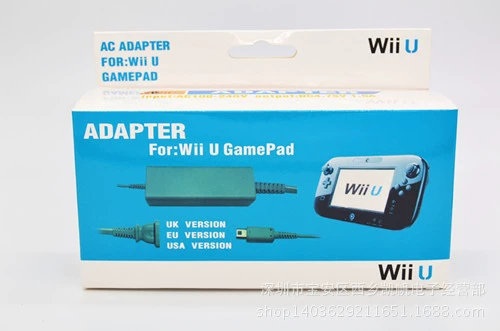 Блок питания для геймпада Wii U, адаптер питания для планшета Wii U, зарядное устройство по стандартам США/Европы