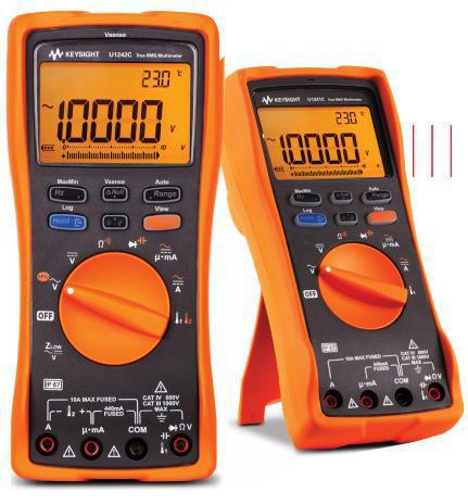 是德keysight U1242C IP67三防数字万用表 四位显 安捷伦万用表台