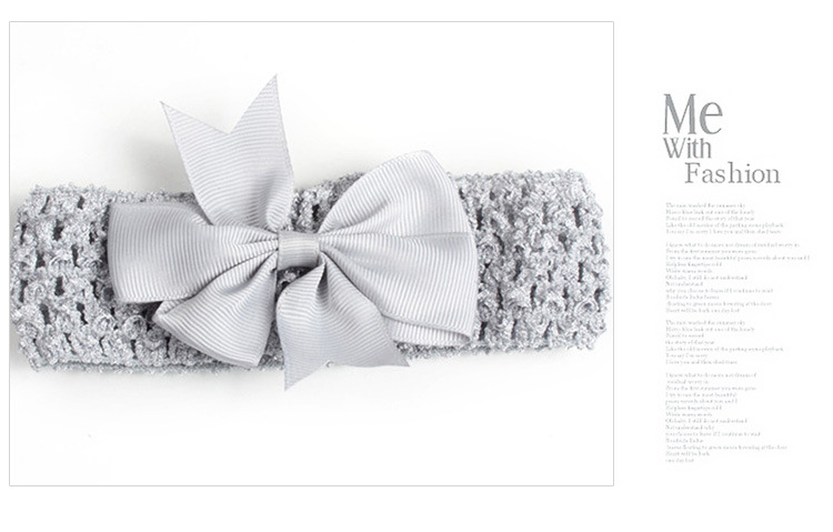 18g Weight Hair Band Hair Accessories Type Daily Occasion Polyester cotton Material Bow Knot Pattern Kid'S Gender Hollow Out Design Fashion Style Fashion Bow Knot Polyester Cotton Hollow Out Hair Band 20
