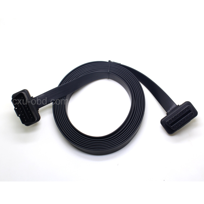 汽车 OBD2 公对母 16针通电延长线 0.4米 0.6米 1米 3米可以定做