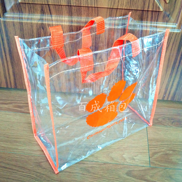 【厂家定做】透明PVC袋 PVC袋子 PVC手提购物袋 PVC透明塑料袋-阿里巴巴