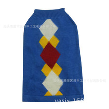 Classical Argyle Pet Dog Sweater / �������θ񹷹�ë��