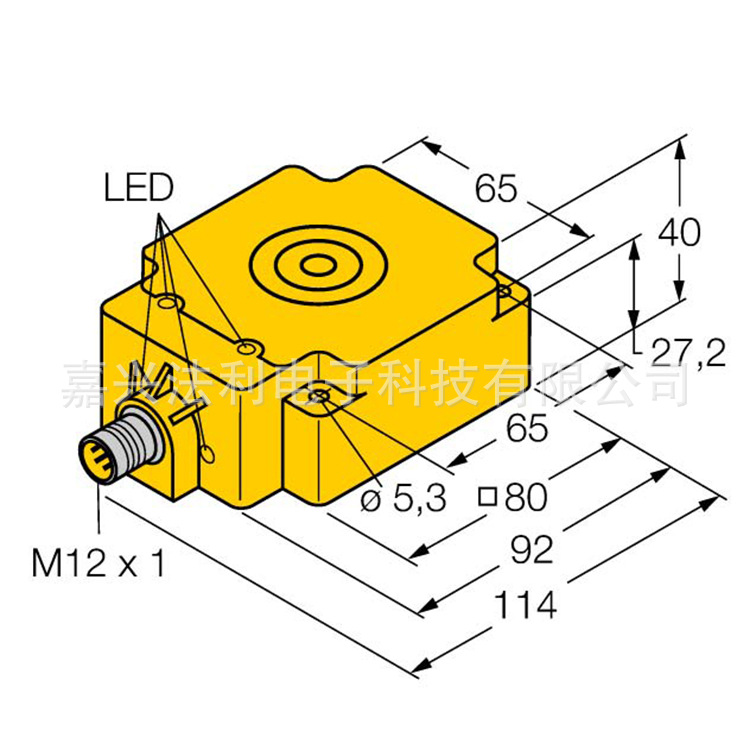 图尔克高频读写头TNLR-Q80-H1147-Ex RFID读写器RFID读头