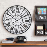 Cross -Bordder Product Retro Iron Art Wanging Clock Clock Amazon часы большого размера настенные часы часы