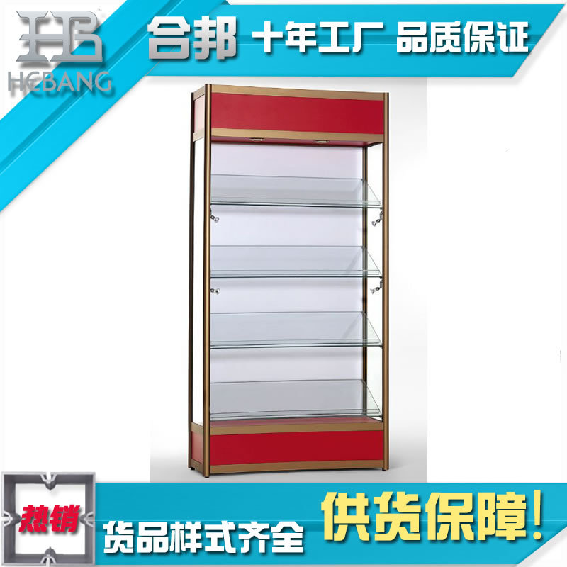厂家直供珠宝首饰展示柜精品奢侈品陈列柜珠宝柜台玻璃展柜高柜