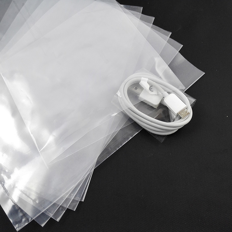 现货直销PE平口袋 透明塑料袋包装袋 防水大号胶袋加厚 可定制|ru