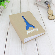 喆宇 大6寸 4D 100张 插页相册 6寸过塑 纸面插袋 牛皮纸相册批发