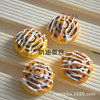 Realistic cream resin, phone case, decorations, Japanese and Korean, bread, handmade