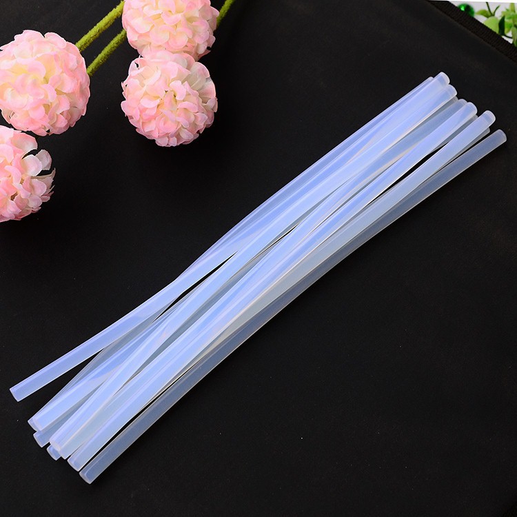 优质热熔胶枪胶条棒7*270mm创意热溶万能胶条透明热熔胶棒DIY饰品